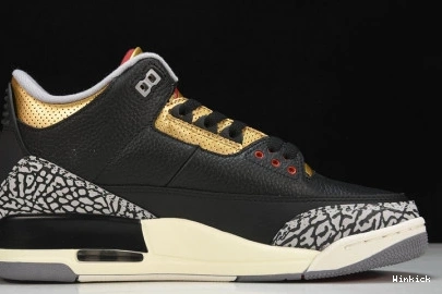 Jordan CK9246-067 Gold” 3 “Black Air 0819